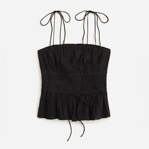 NWT J. Crew Clio top in textured gauze